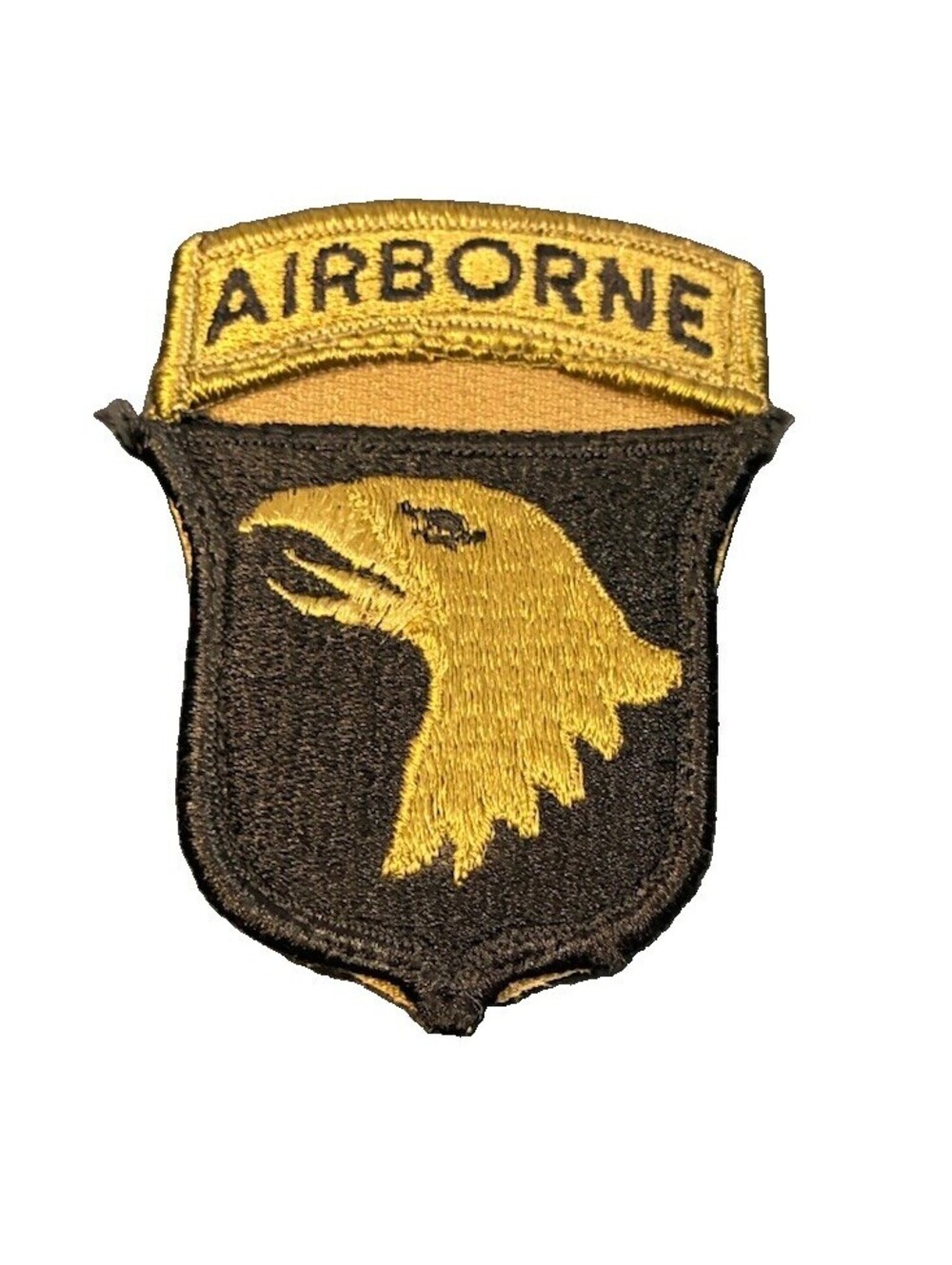 101st Airborne OCP Patch And Airborne Tab Sewn Together with Hook Fastener (EA)